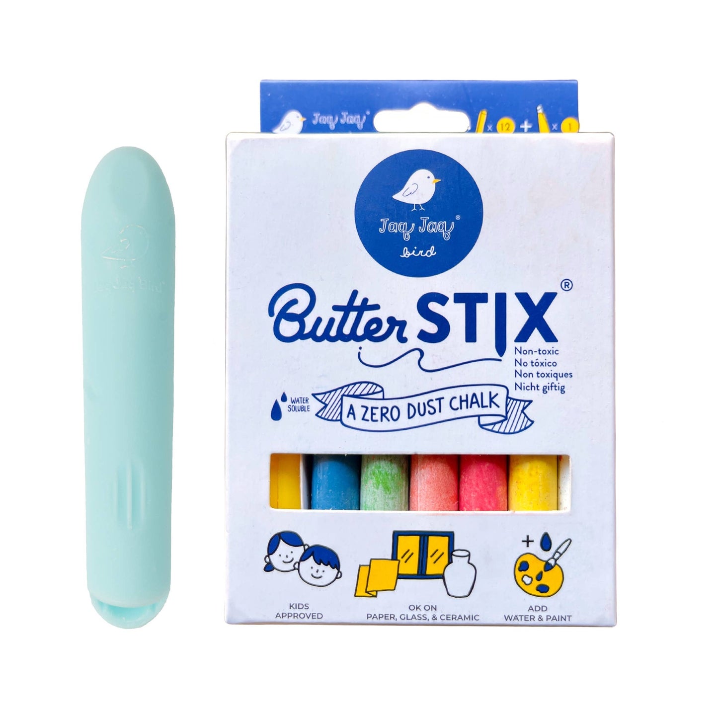 ButterStix® - Dustless Chalk Colors with Holder