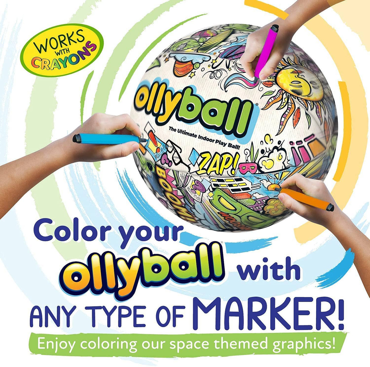 Ollyball ® Full-Force Indoor Play™ - WINNER of a Toy of the Year!