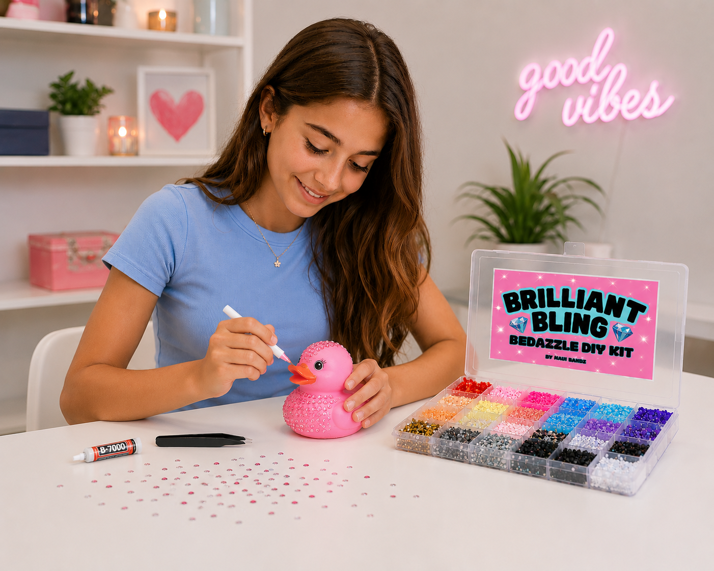 Brilliant Bling Bedazzle DIY Craft Rhinestone Jewel Rush Kit