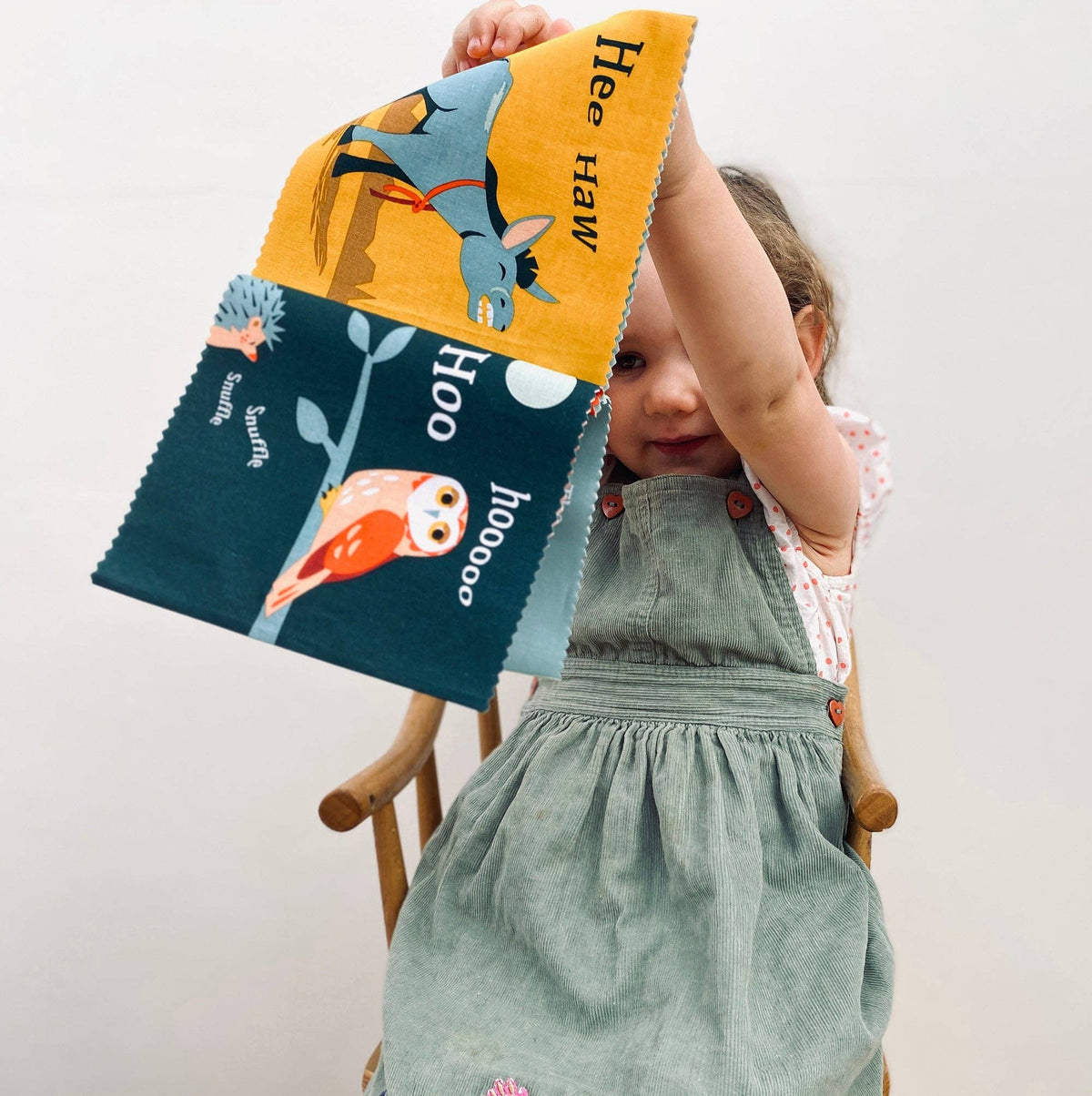 ThreadBear | Noisy Farmyard Rag Book