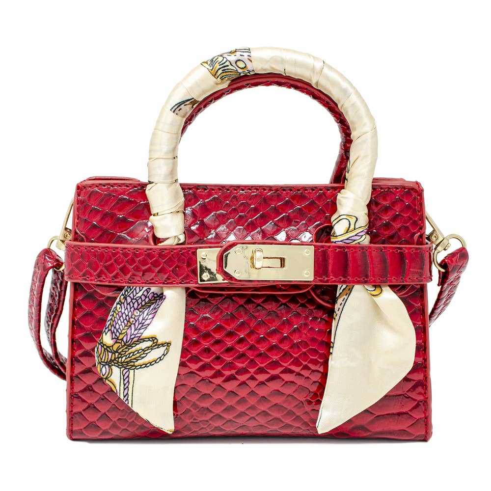 Crocodile Scarf Handbag