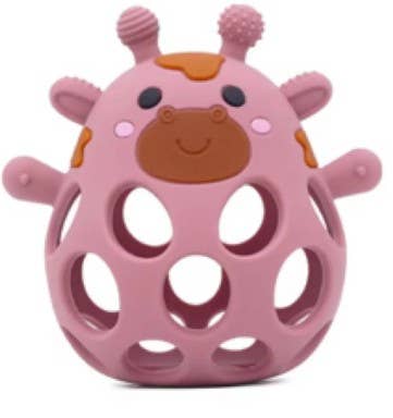 Silicone 3D Giraffe Teether Silicone