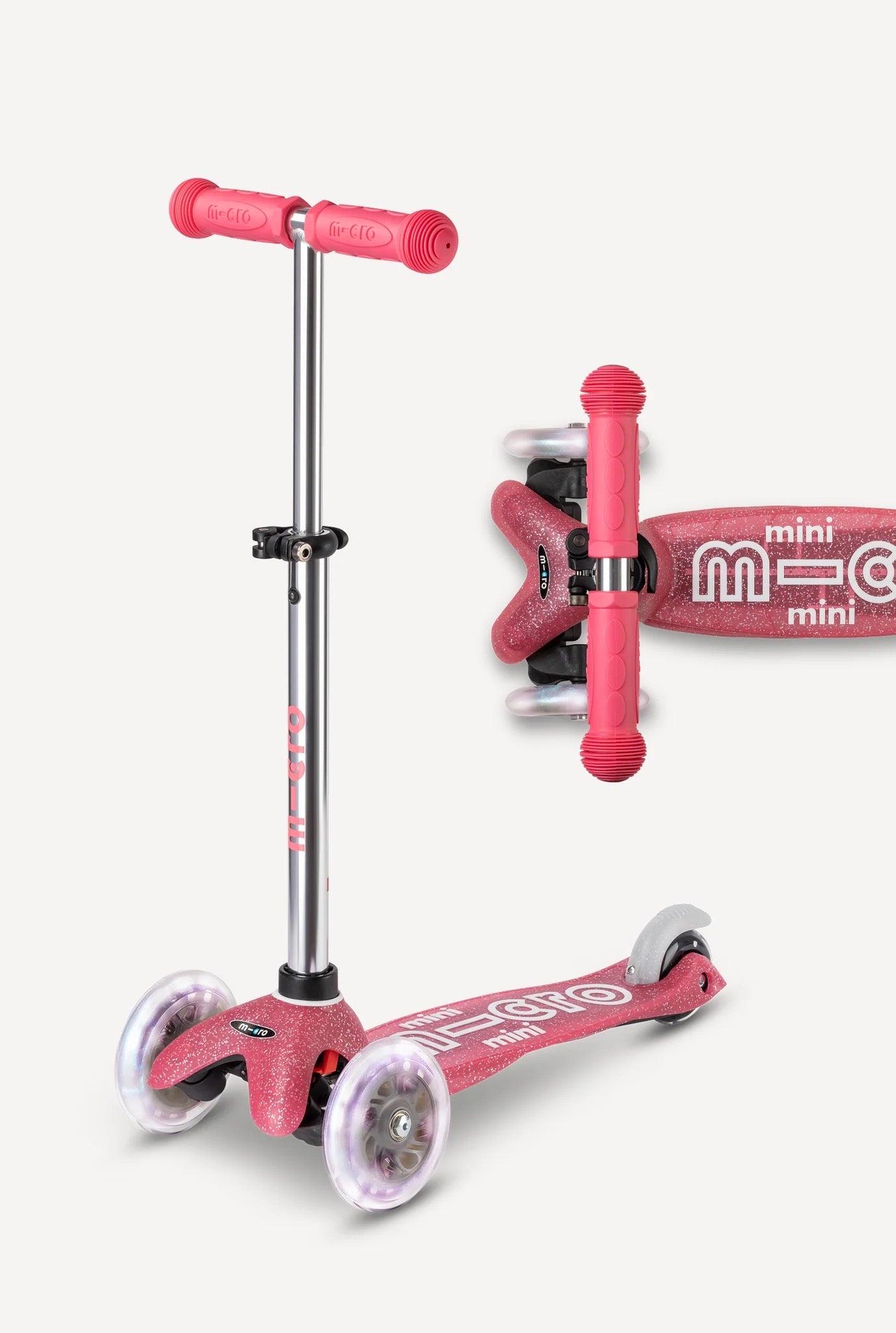 Micro Mini Deluxe Glitter Fairy LED Scooter