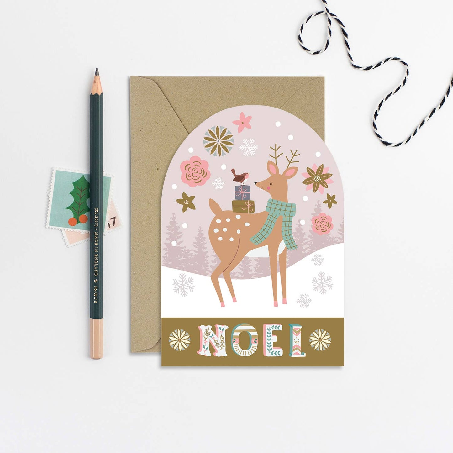 Deer Snow Globe Christmas Cards | Holiday Cards | Seasonal