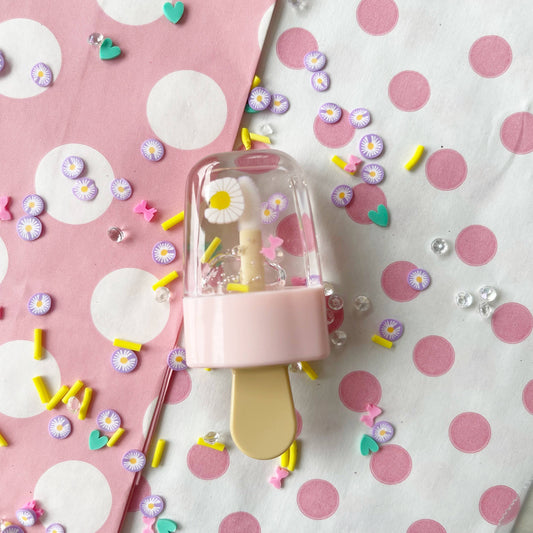 Dandelion Floral Popsicle Lip Gloss