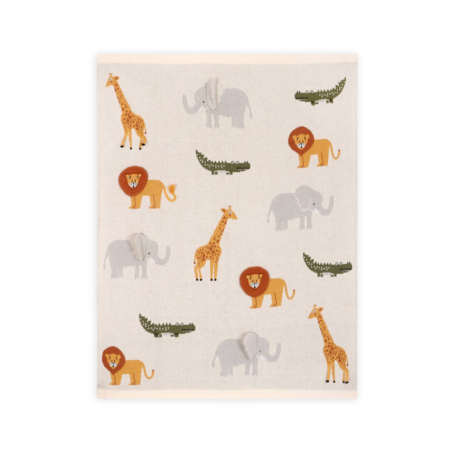 Savannah-Organic 3D Jacquard Sweater Knit Baby Blanket