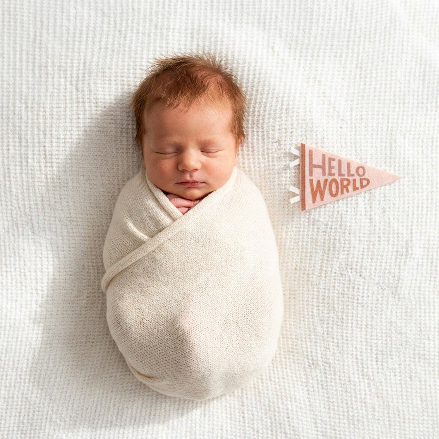 Mountain Fields Baby Milestone Pennant