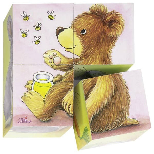 Cube puzzle - Baby animals
