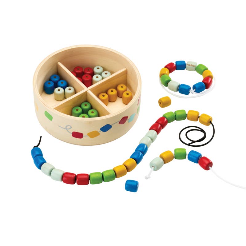Threading Beads With Container