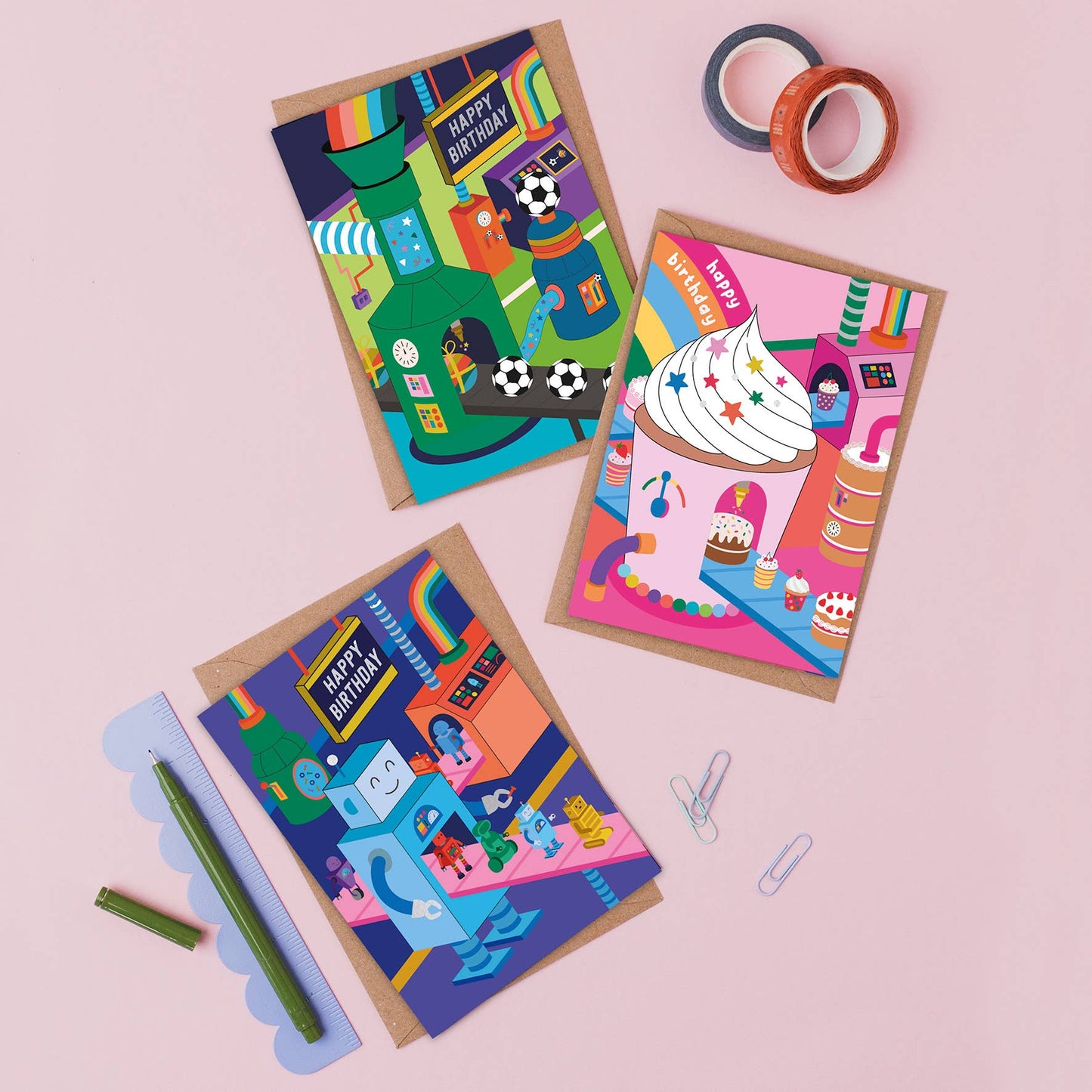 Goal Machine football Birthday Card | Boys birthday card