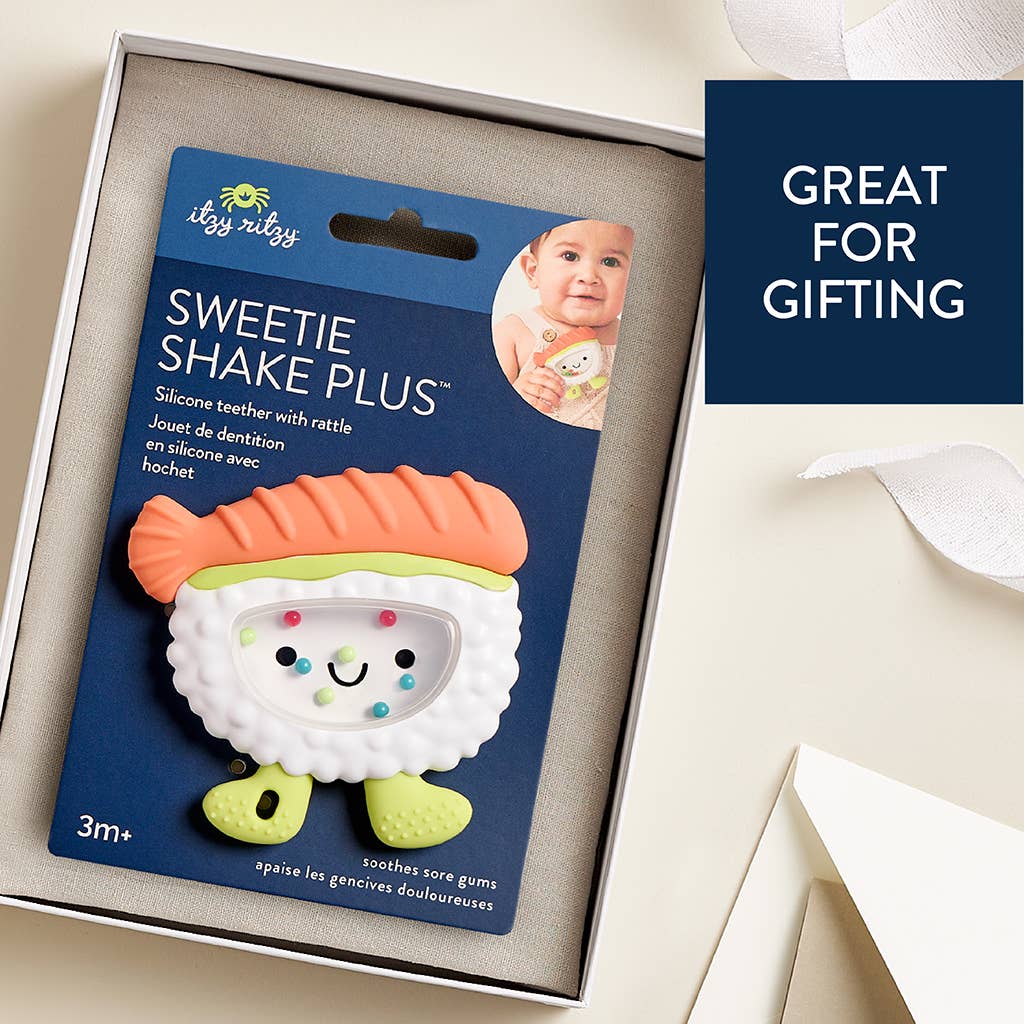 Sweetie Shake Plus - Sushi Teething + Rattle Toy