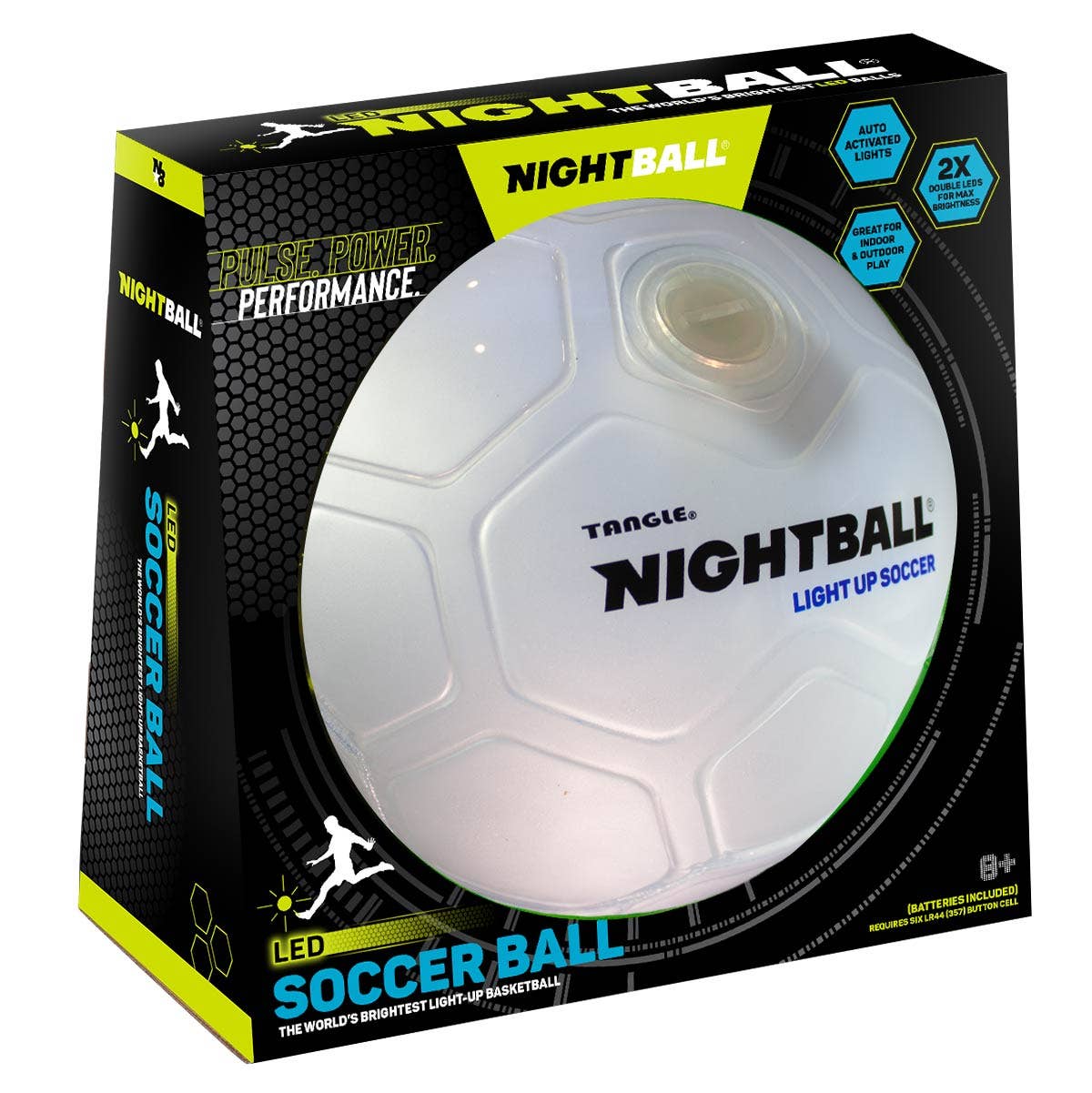 NightBall Light Up LED Soccer Ball Green The Little