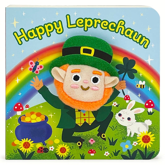 Happy Leprechaun St. Patrick's Day Finger Puppet Board Book