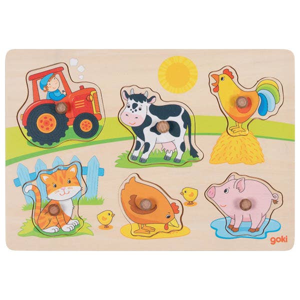 Lift out puzzle, on the farm