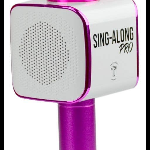 Sing A Long Pro 3 Karaoke Bluetooth Microphone-Pink