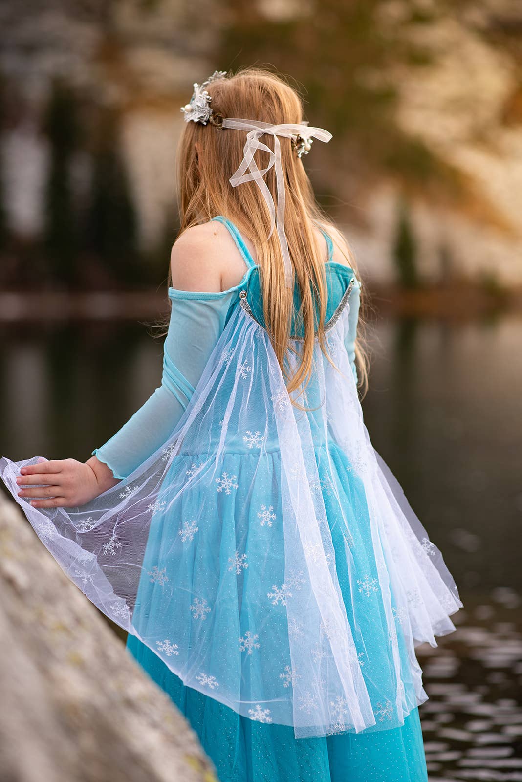 Snowflake Queen Costume Dress (XS) 2-3 years
