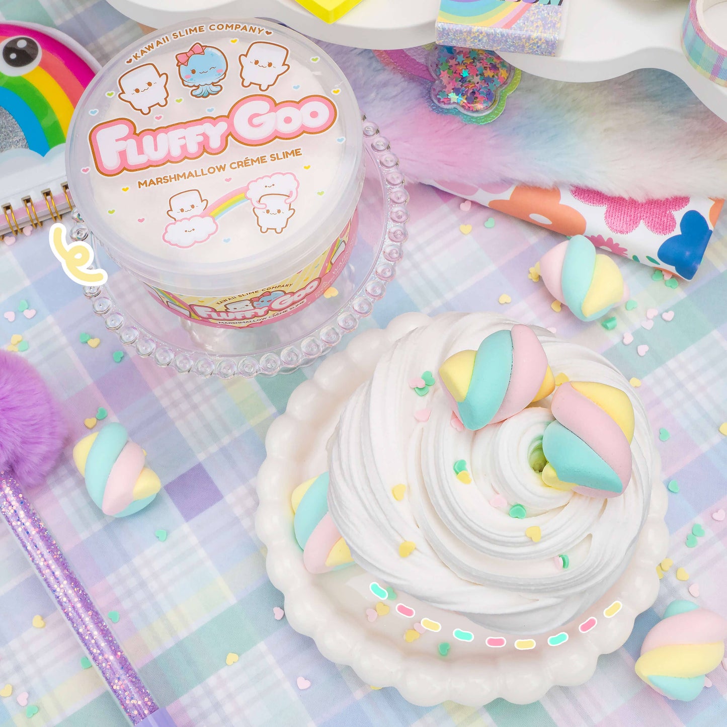 Fluffy Goo Classic Marshmallow Signature Dome™ Slime