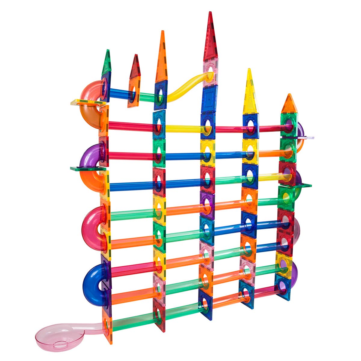 Magnetic Marble Run Track - 70-Piece Set