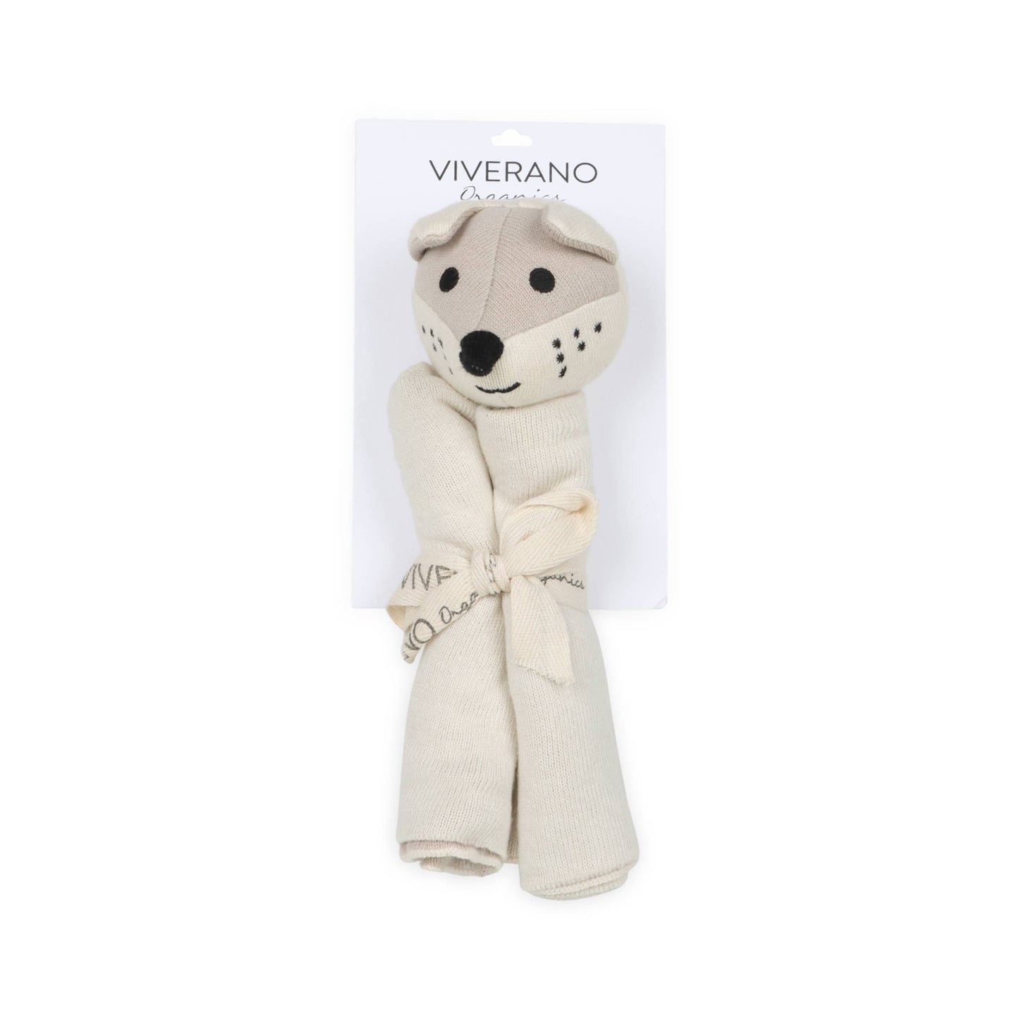Fox - Organic Baby Lovey Security Blanket Cuddle Cloth