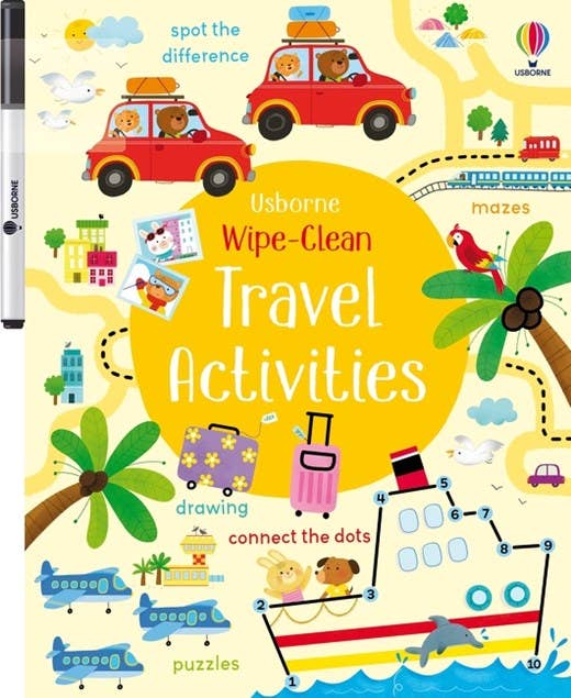 Wipe-Clean Travel Activities : Usborne