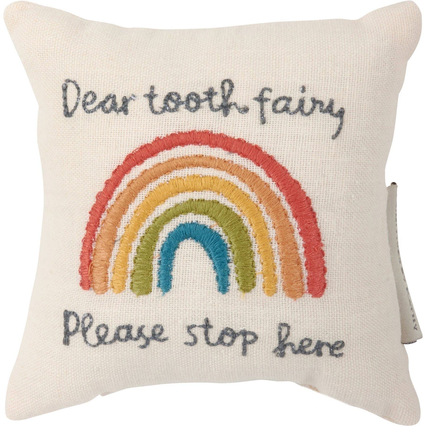 Rainbow Tooth Fairy Pillow