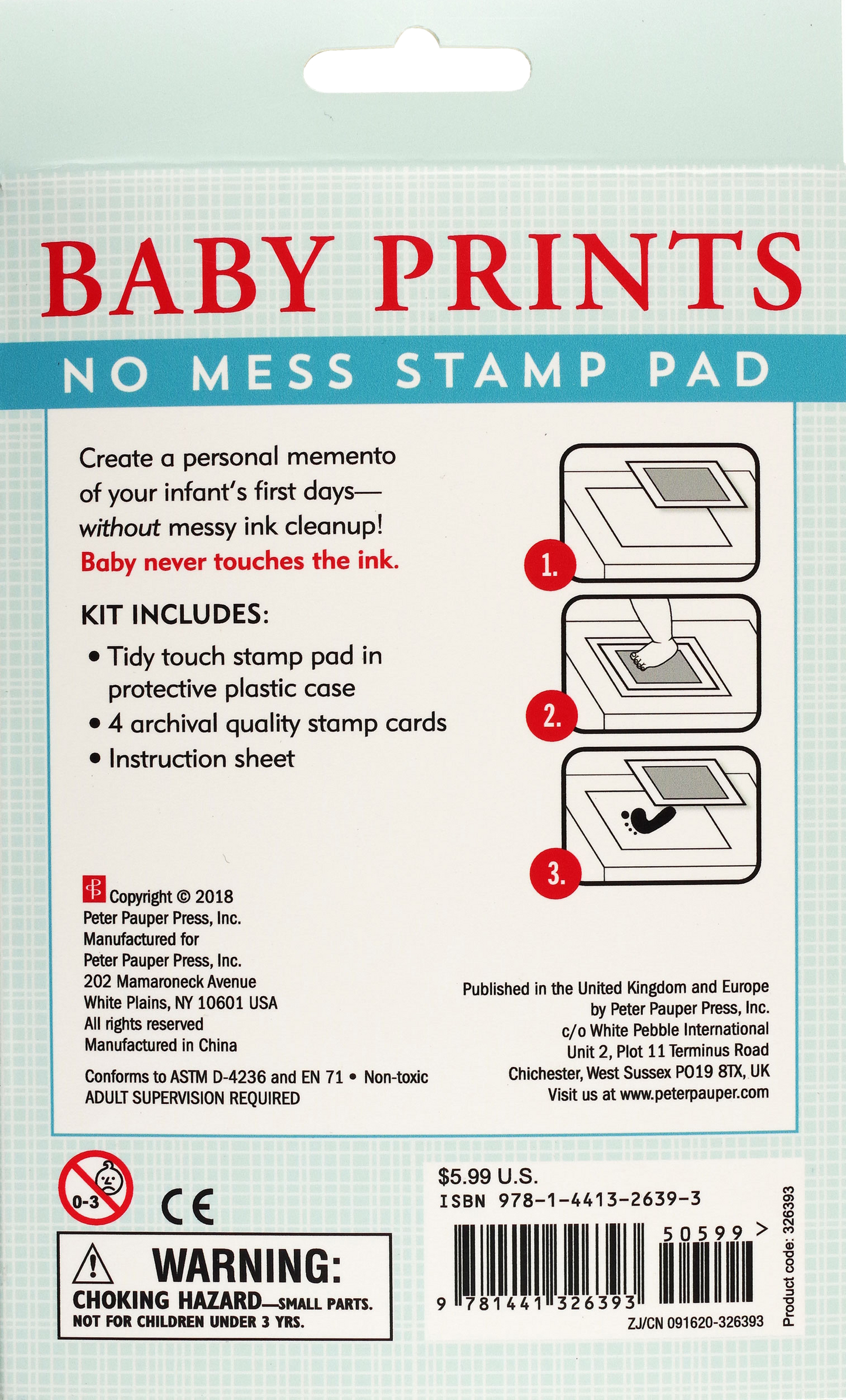 Baby Prints No Mess Stamp Pad