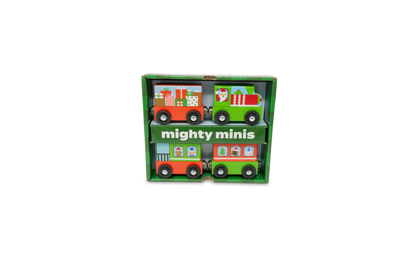 Magnetic Christmas Train Mighty Minis set/4