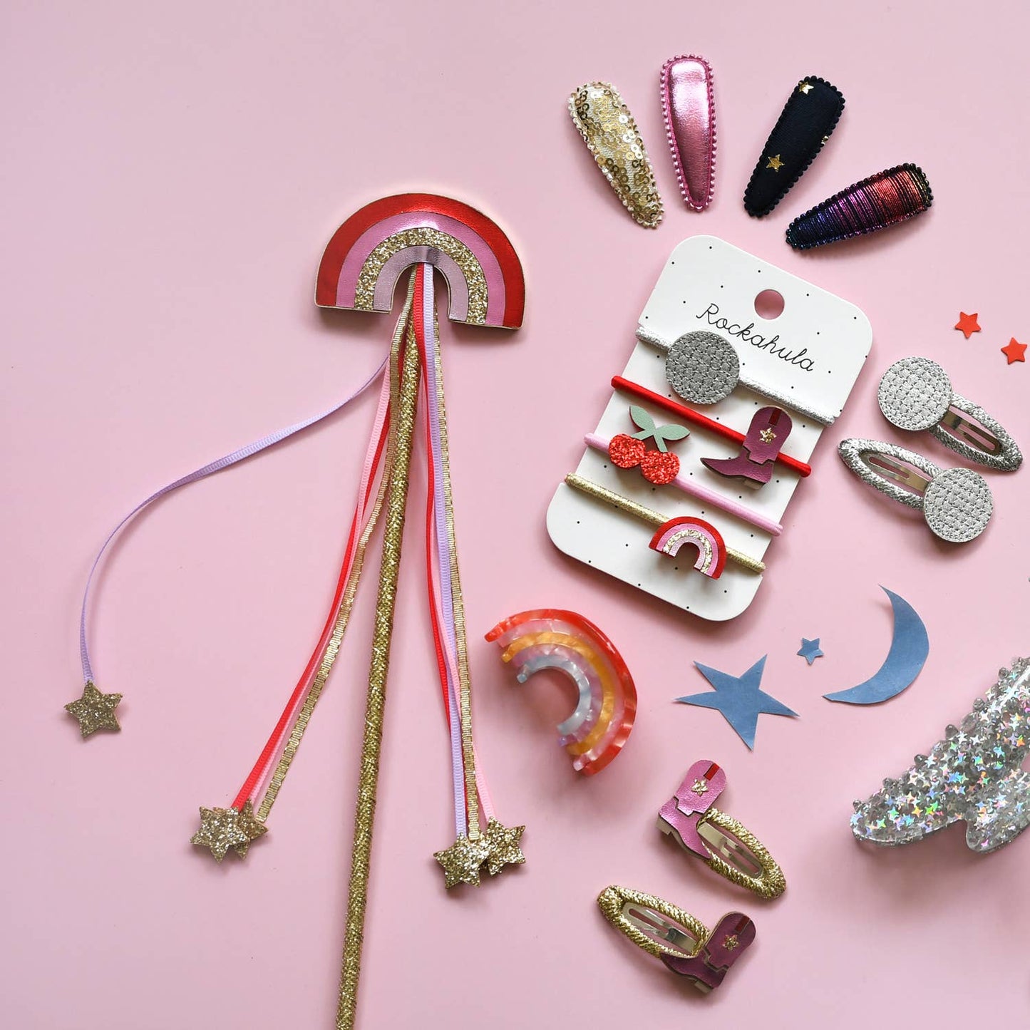 Shimmer Rainbow Claw Clip