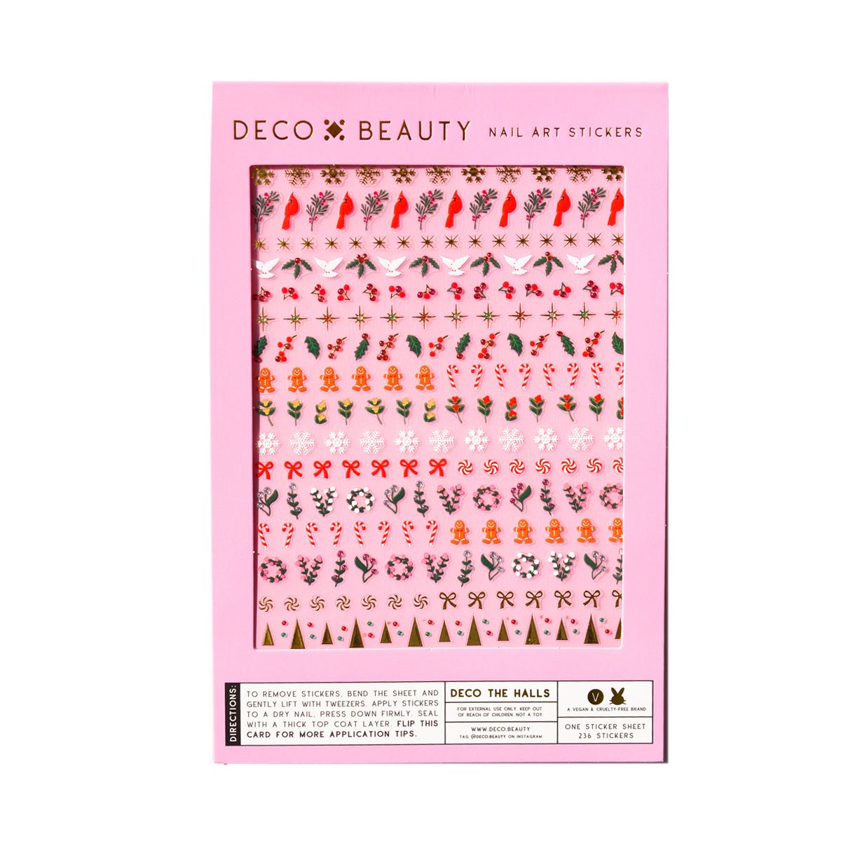 Nail Art Stickers - Deco The Halls