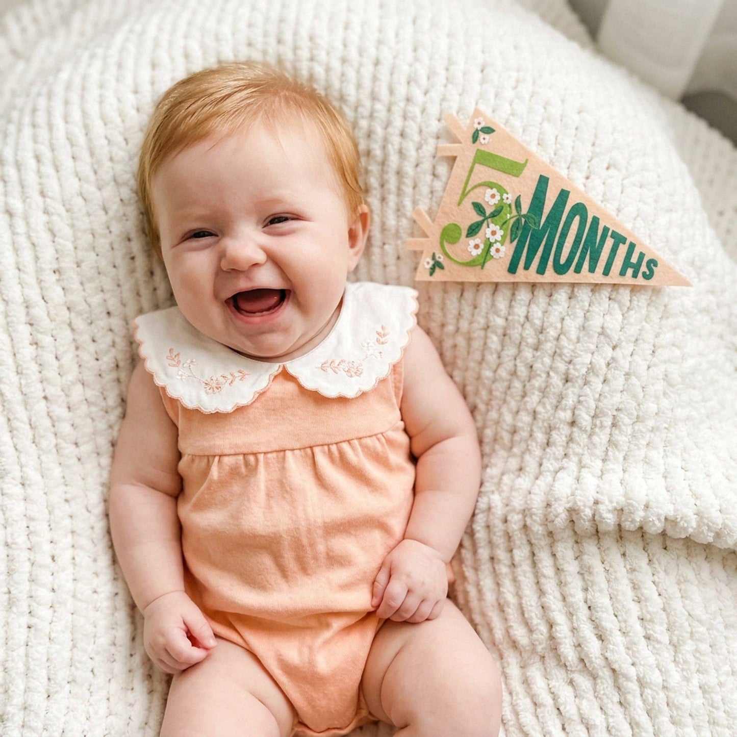 Little Artist Baby Milestone Pennant