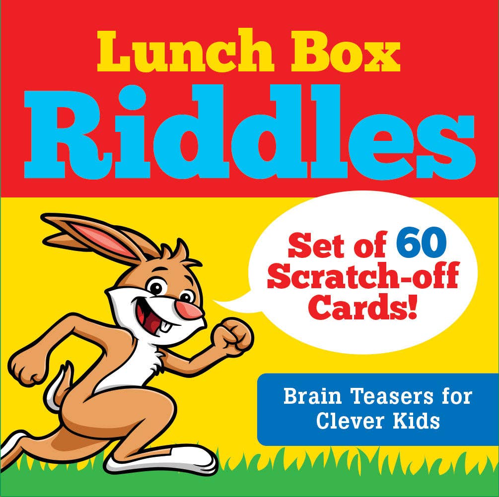 Lunch Box Riddles Scratch-Off Deck (Set of 60 cards)