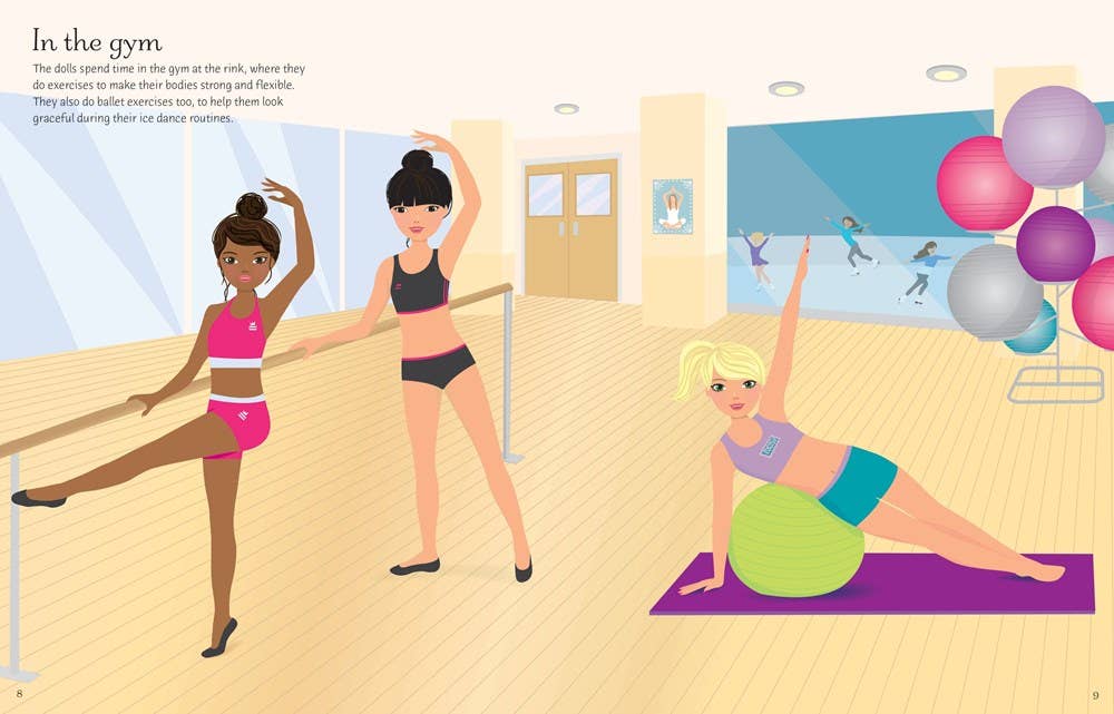 Sticker Dolly Dressing Ice Skaters : Usborne