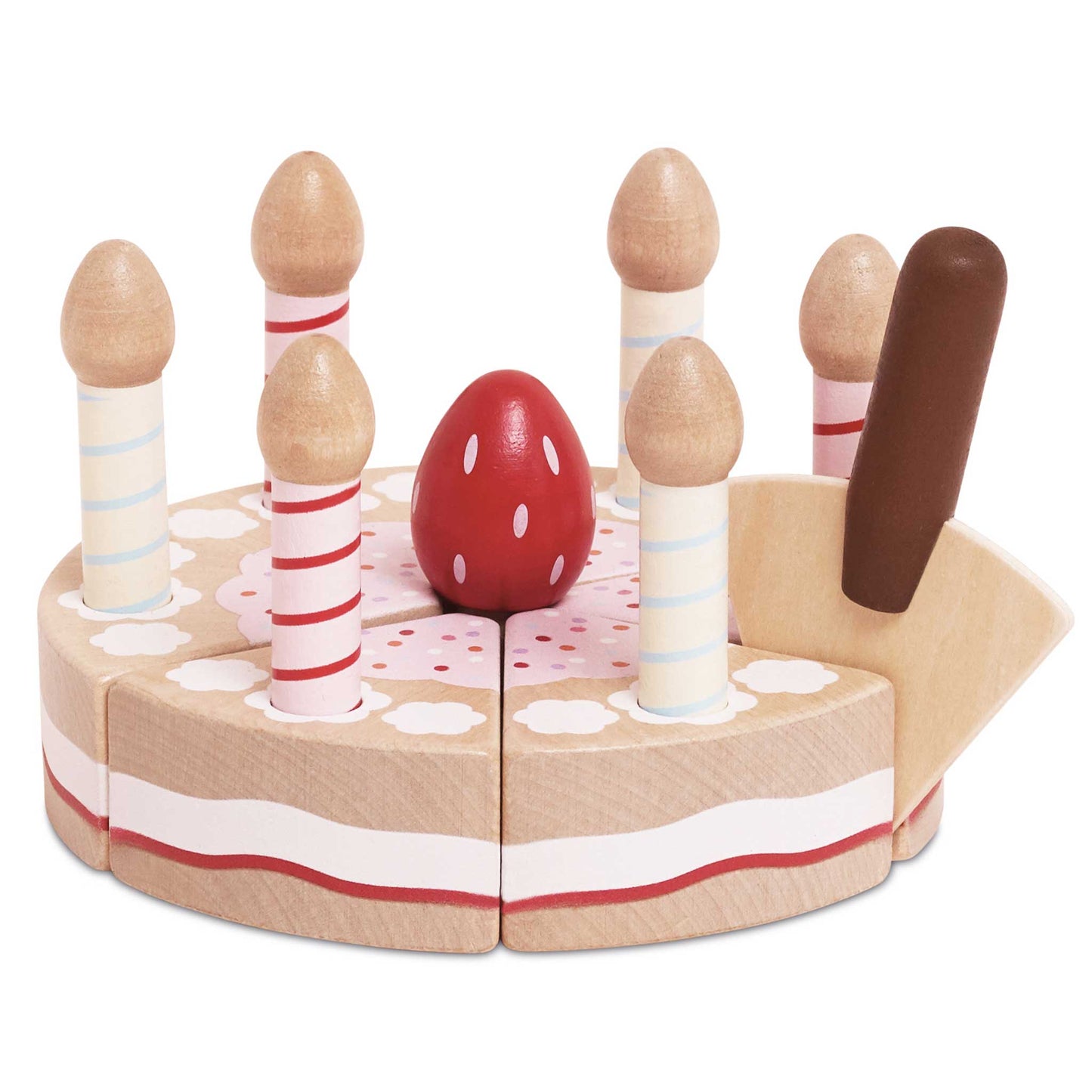 Sliceable Birthday Cake & Candles
