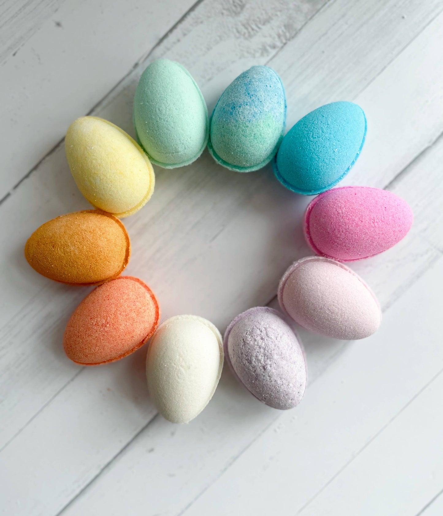 Easter Egg Bath Bomb - 6 pack - with hidden toys