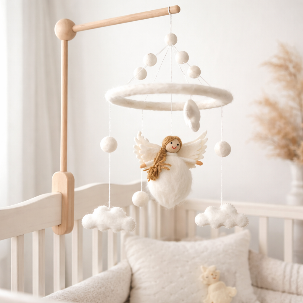 Felt Baby Mobile - Angel
