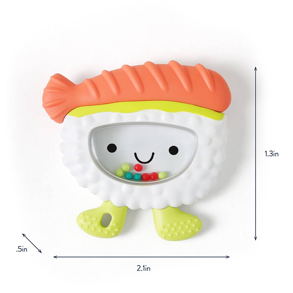 Sweetie Shake Plus - Sushi Teething + Rattle Toy