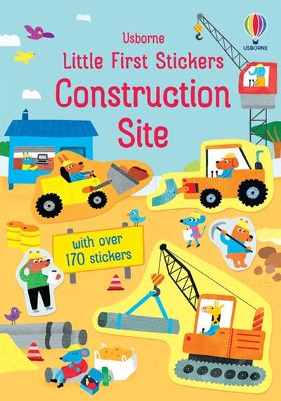 Little First Stickers Construction Site : Usborne