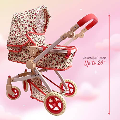 Convertible Combo Baby Doll Floral Stroller The Little