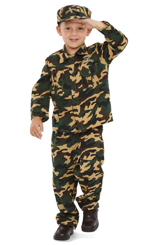 Deluxe Army Dress Up Costume Set