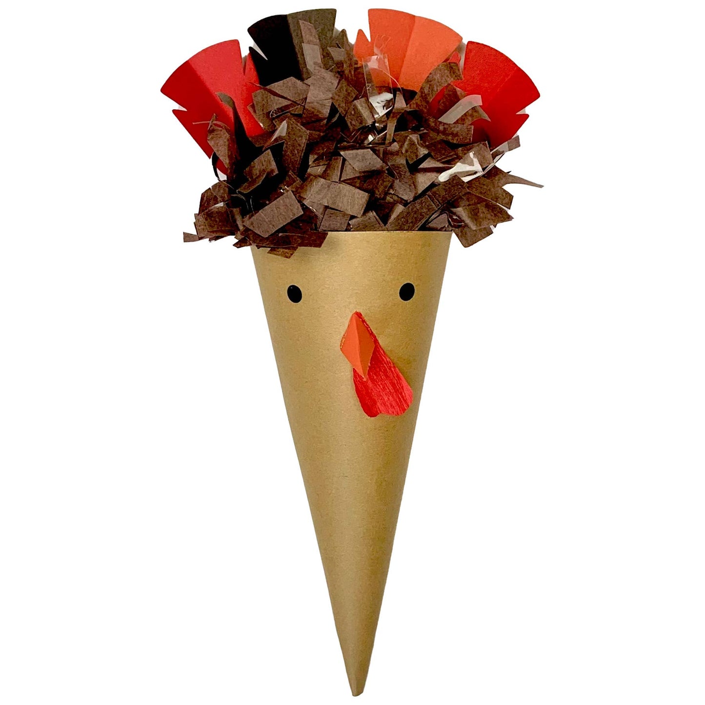 Mini 4" Surprise Cone - Thanksgiving - Turkey