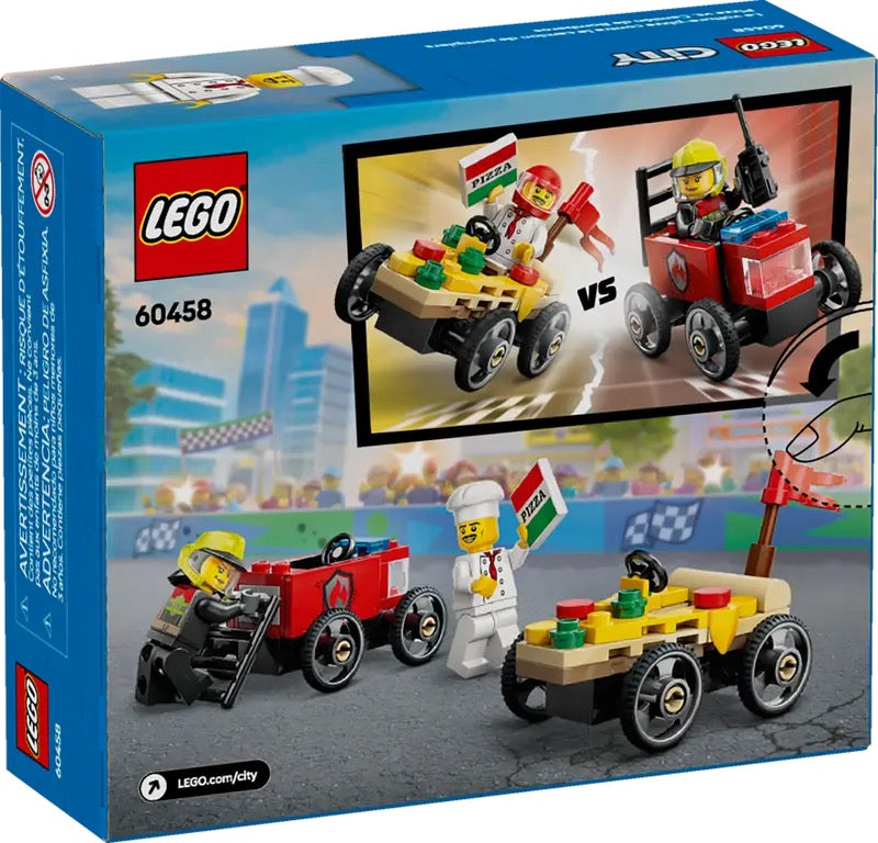 LEGO City - Pizza vs. Fire Truck Race Car Pack