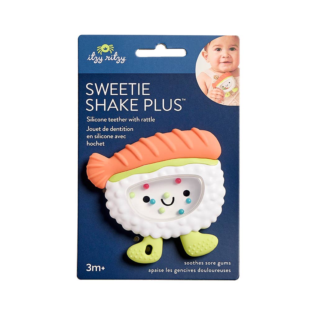 Sweetie Shake Plus - Sushi Teething + Rattle Toy