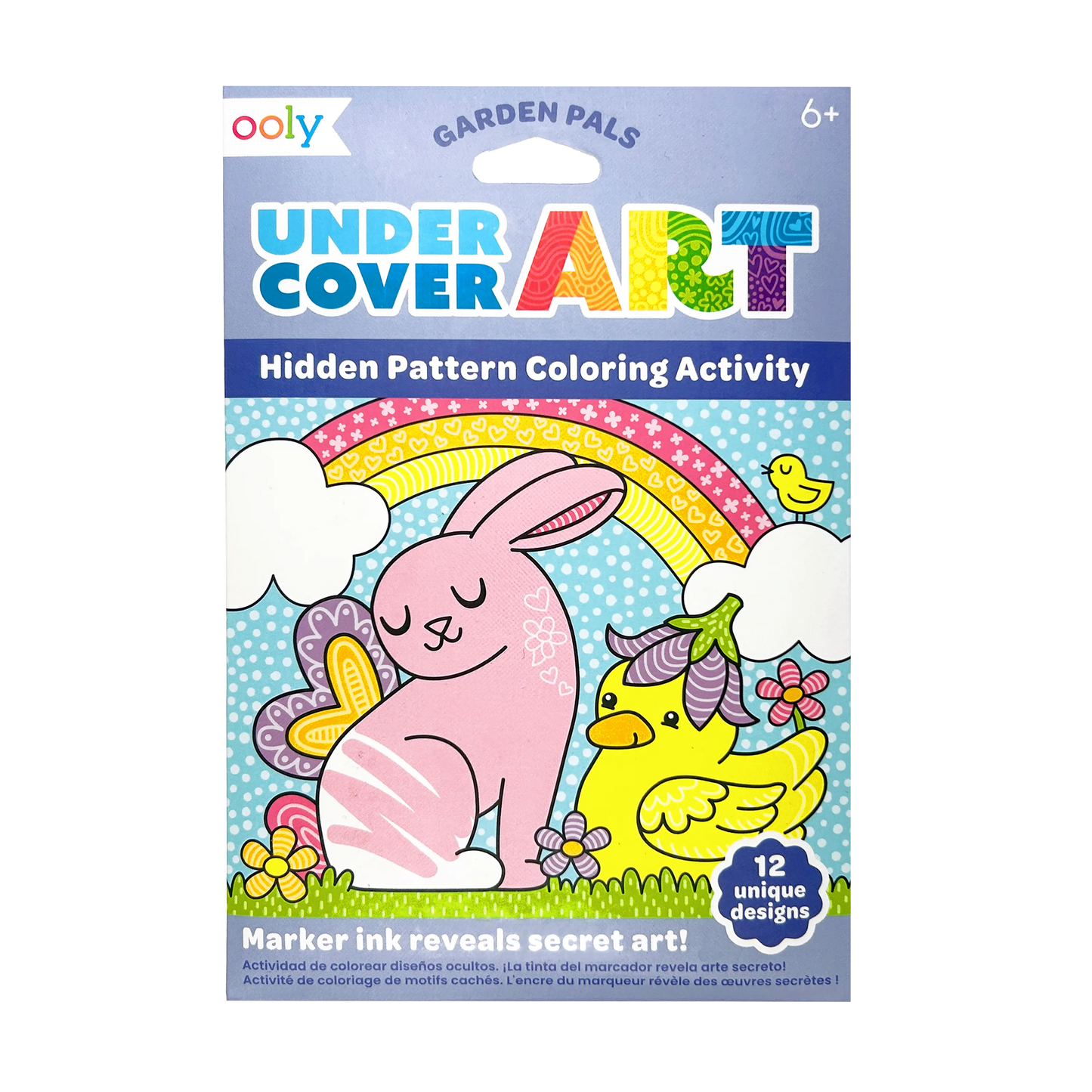 Undercover Art Hidden Patterns Color Activity - Garden Pals