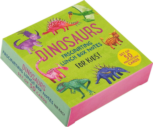 Lunch Box Notes for Kids - Dinosaurs (50 Cards)