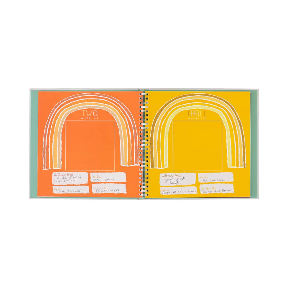 Little Rainbow First Year Baby Memory Book