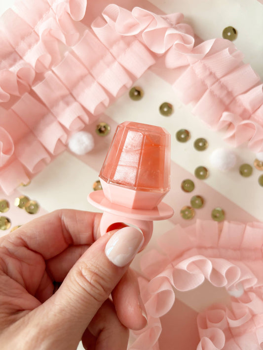Blushed Pink Ring Pop Lip Gloss