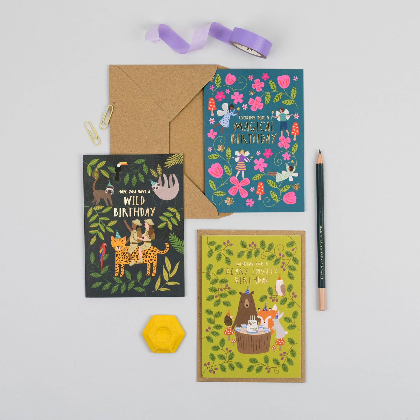 Jungle Explorers Birthday Card | Fun Animal Kids Card