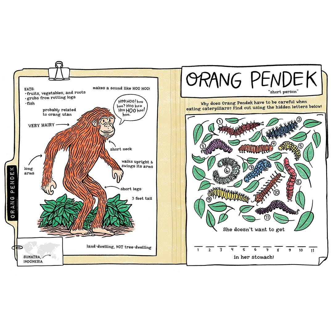 Legendary Monsters CRYPTIDS Coloring, Activity, Jokes + MORE