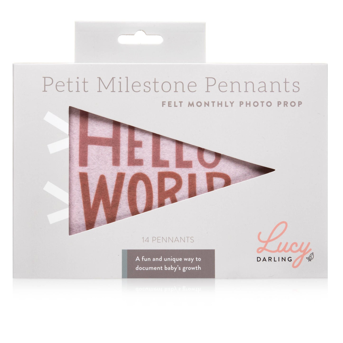 Mountain Fields Baby Milestone Pennant