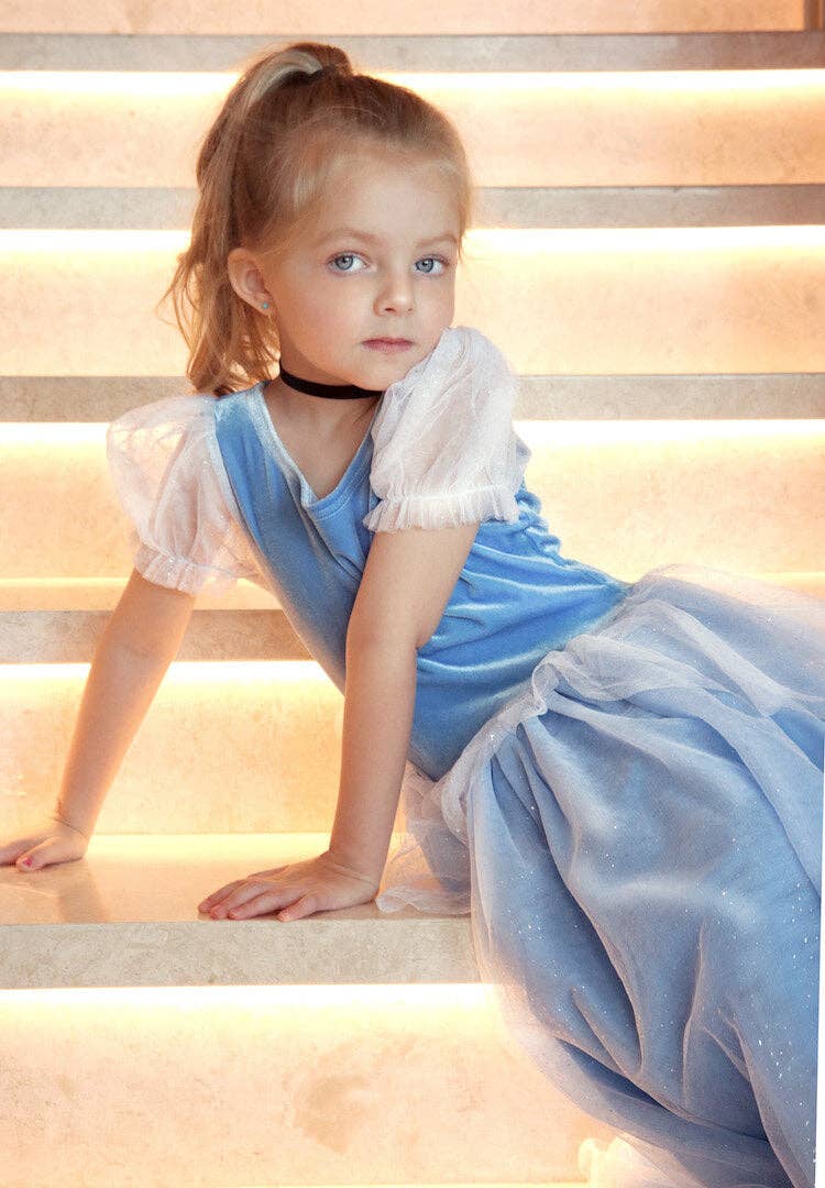 Princess Cinderella Costume Dress (XS) 2-3 years